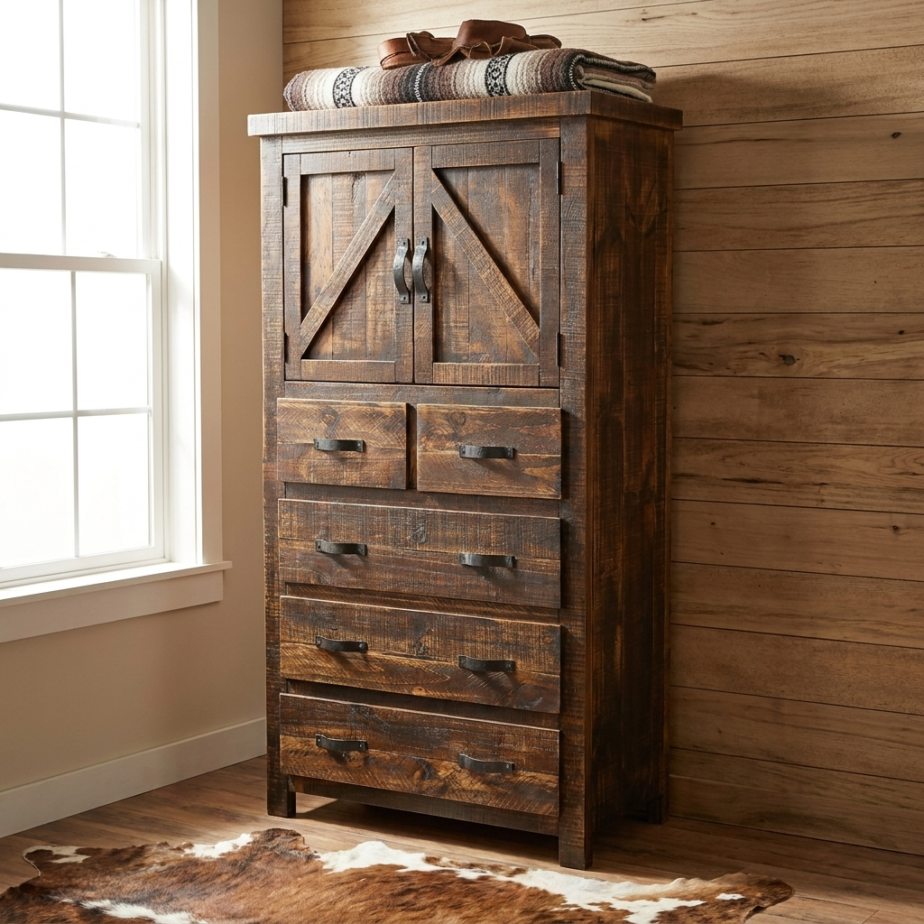 Rancho Tall Chest of Drawers