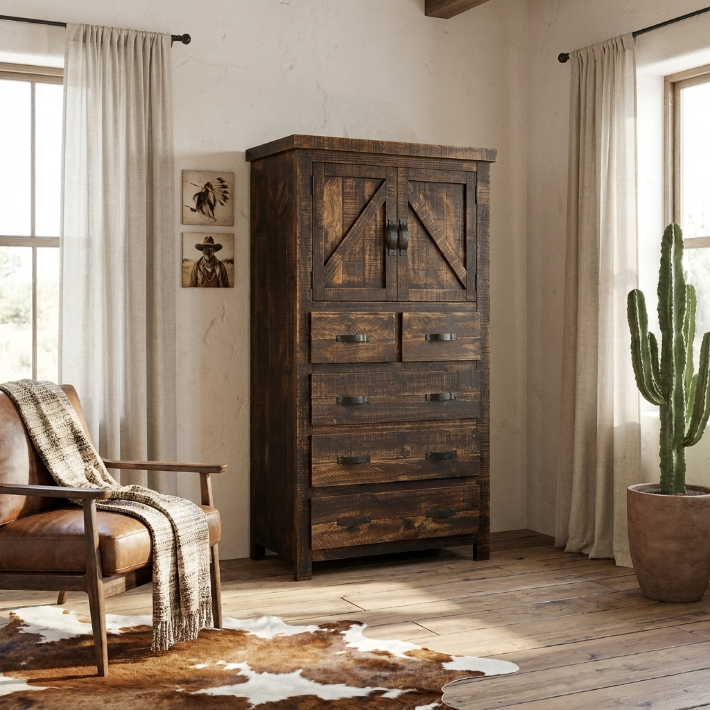 Rancho Tall Chest of Drawers