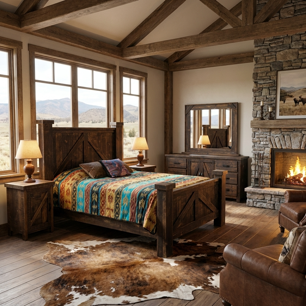Rancho Rustic Bedroom Set