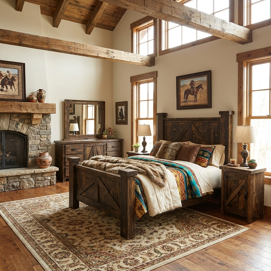 Rancho Rustic Bedroom Set
