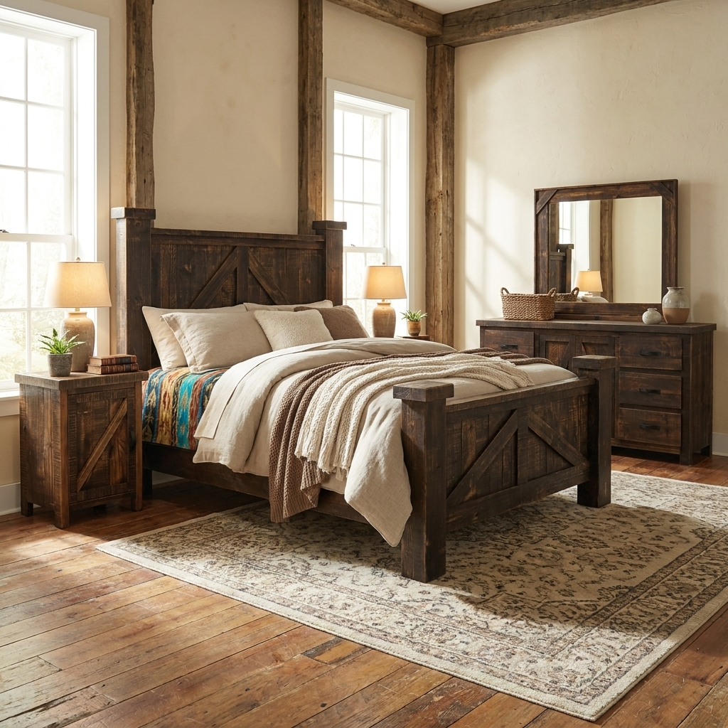 Rancho Rustic Bedroom Set