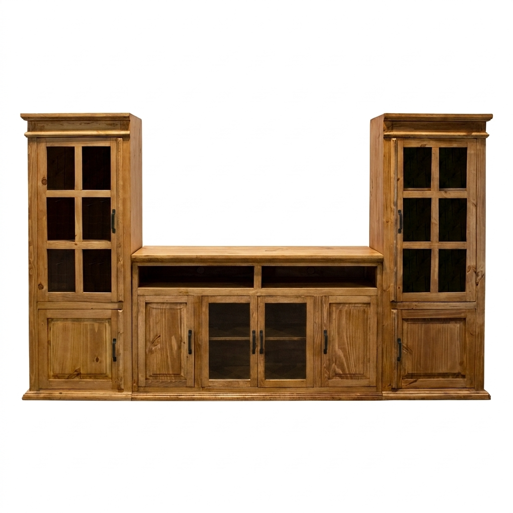 Santa Rita Rustic Entertainment Center