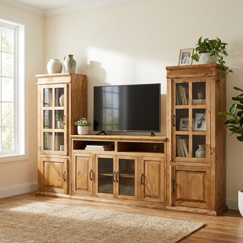 Santa Rita Rustic Entertainment Center