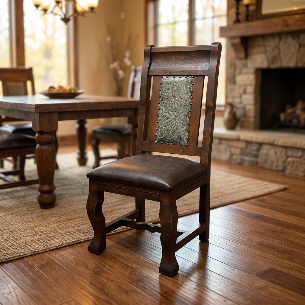 Gran Hacienda Chair with Tooled Leather