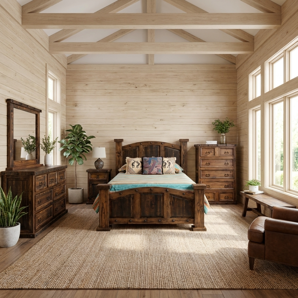 Mansion Rustic Bed