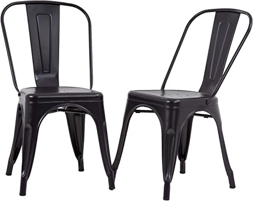 Industrial Metal Dining Chairs