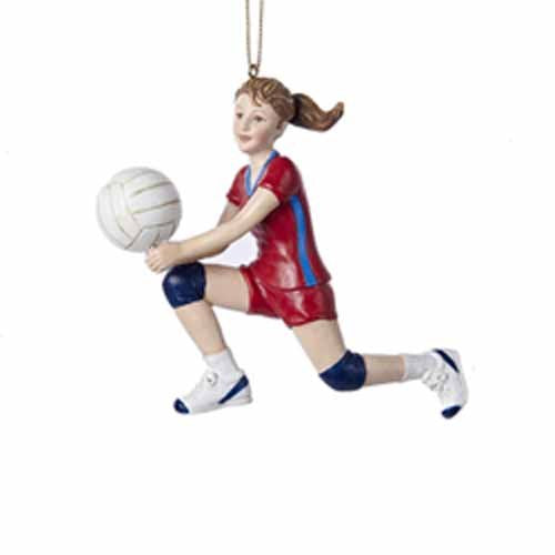 Resin Volleyball Girl Ornament
