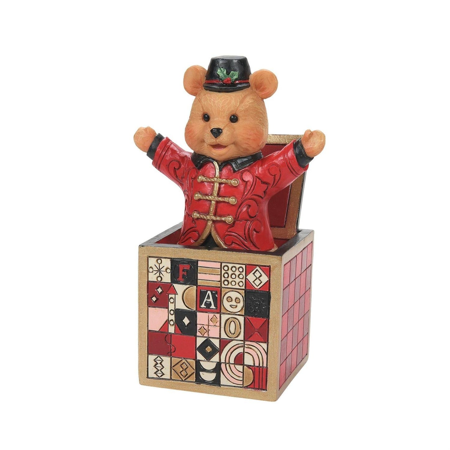 FAO Schwartz Jack-in-the-Box Teddy Bear