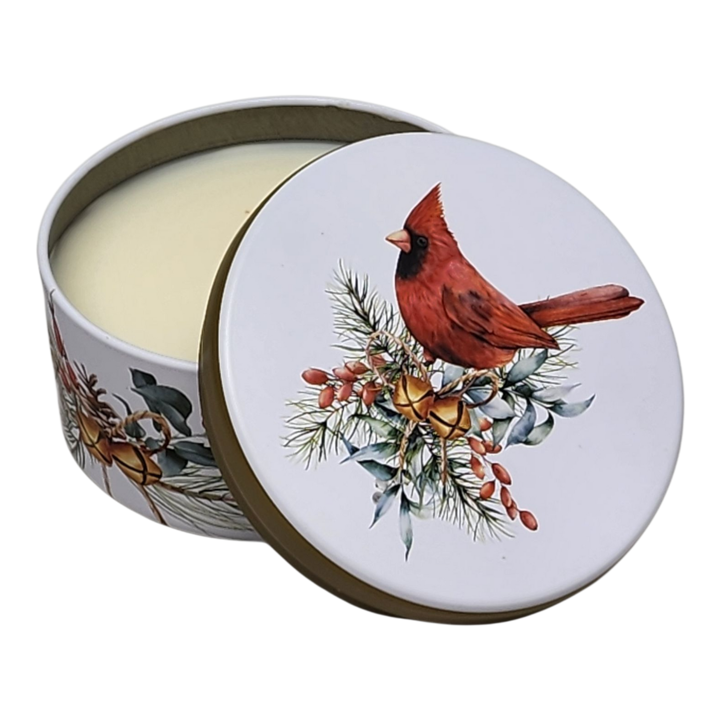 Cardinal Harmony Candle - A Festive Touch of Nature