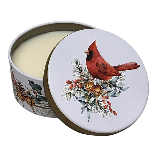 Cardinal Harmony Candle - A Festive Touch of Nature