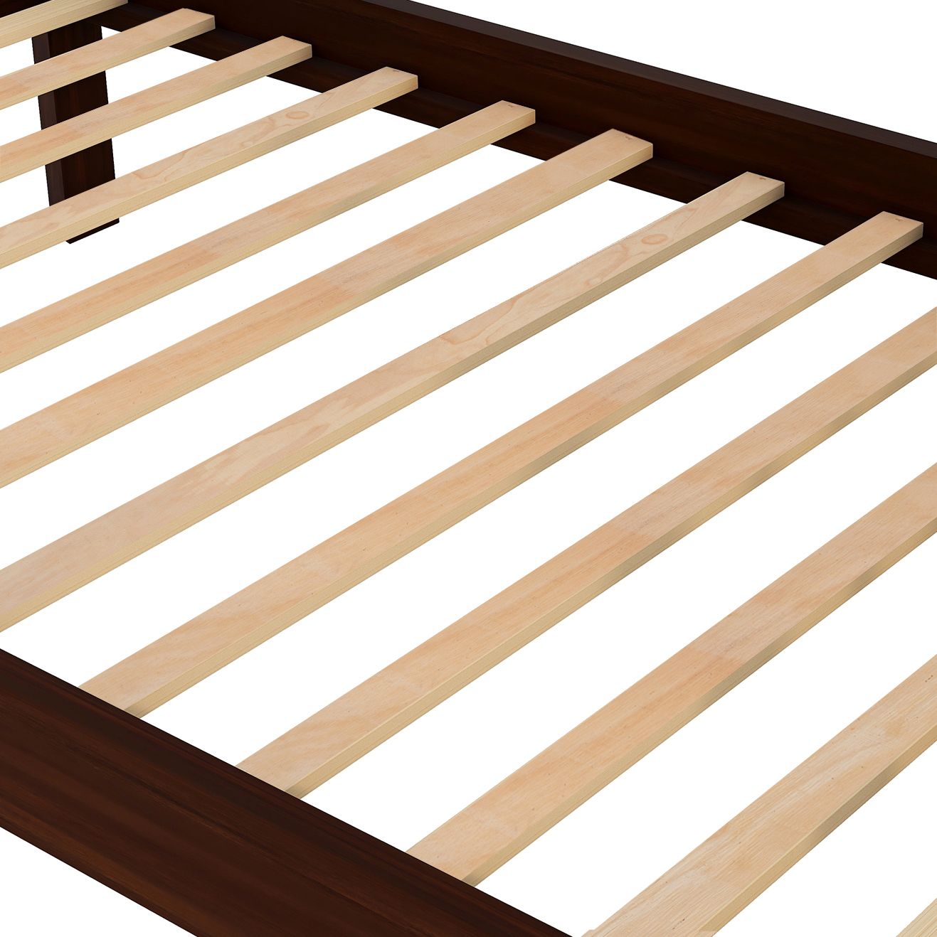 Staircase Storage Twin Over Twin Wood Bunk Bed, Espresso | Just Better Bunk Beds