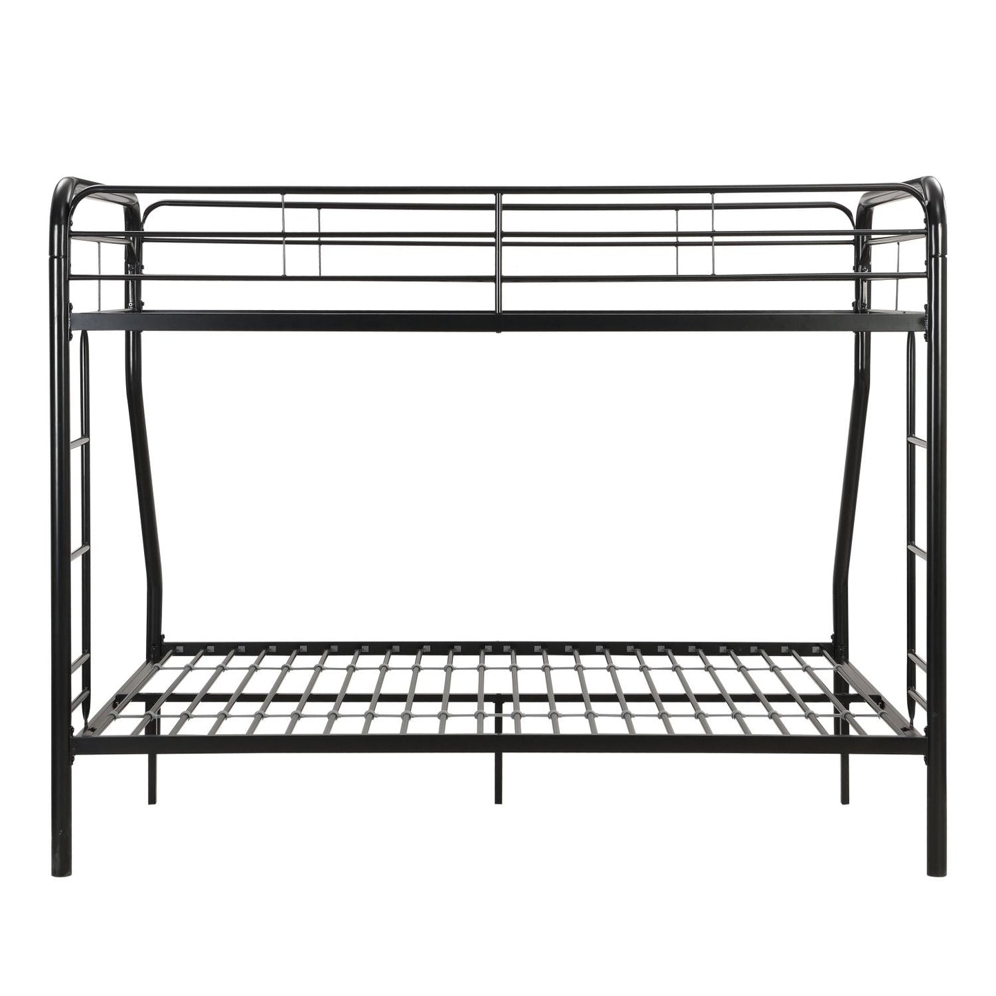 Twin Over FULL Metal Bunk Bed ,  No Box Spring Needed,  Large Under Bed Storage,  Easy Assemble