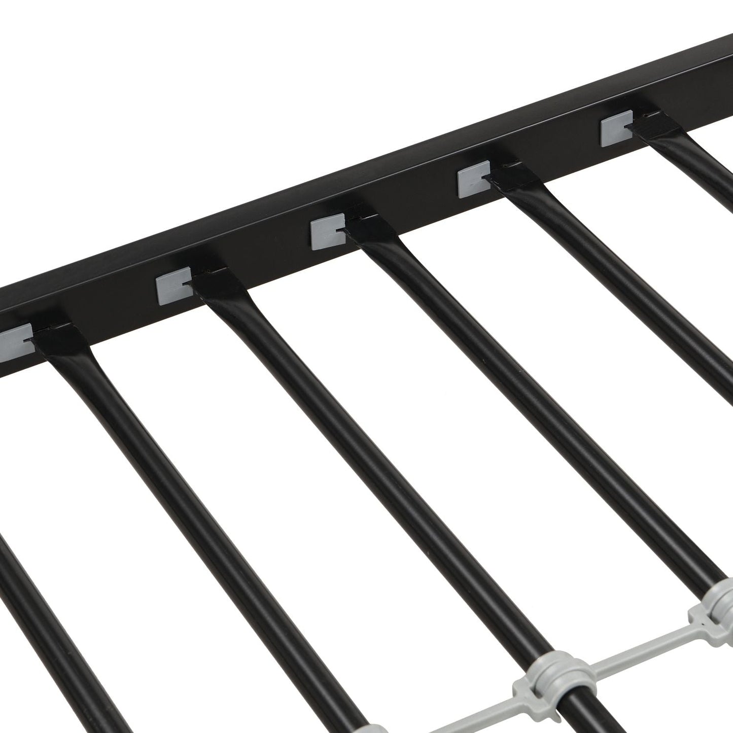 Twin Over FULL Metal Bunk Bed ,  No Box Spring Needed,  Large Under Bed Storage,  Easy Assemble