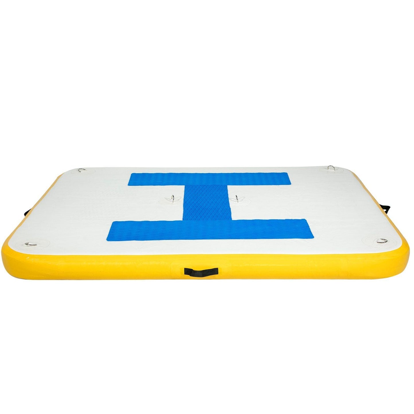 8x5 ft Inflatable Floating Dock Platform with Electric Air Pump