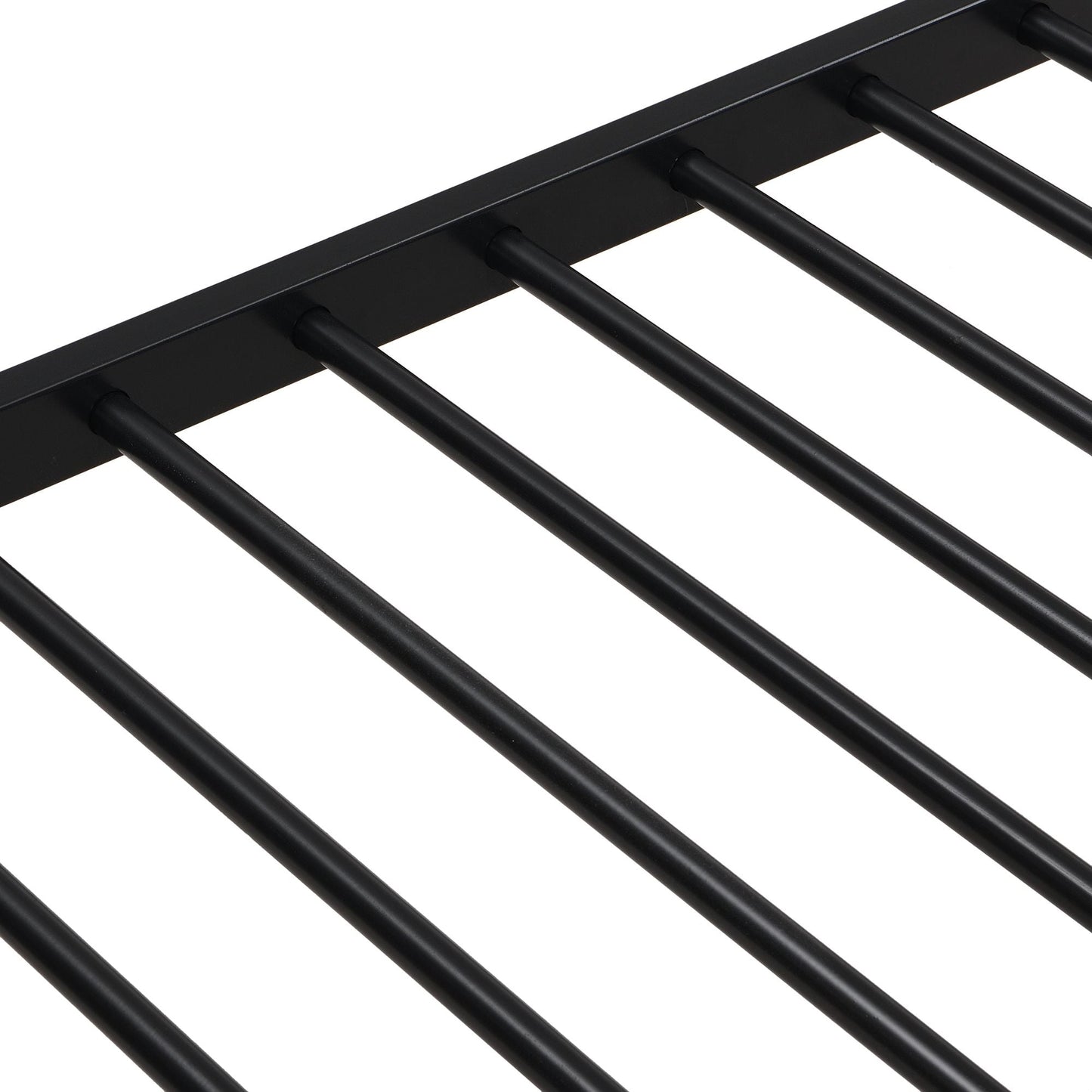 Twin Over Full with trundle Metal Bunk Bed ,  No Box Spring Needed,  Easy Assemble