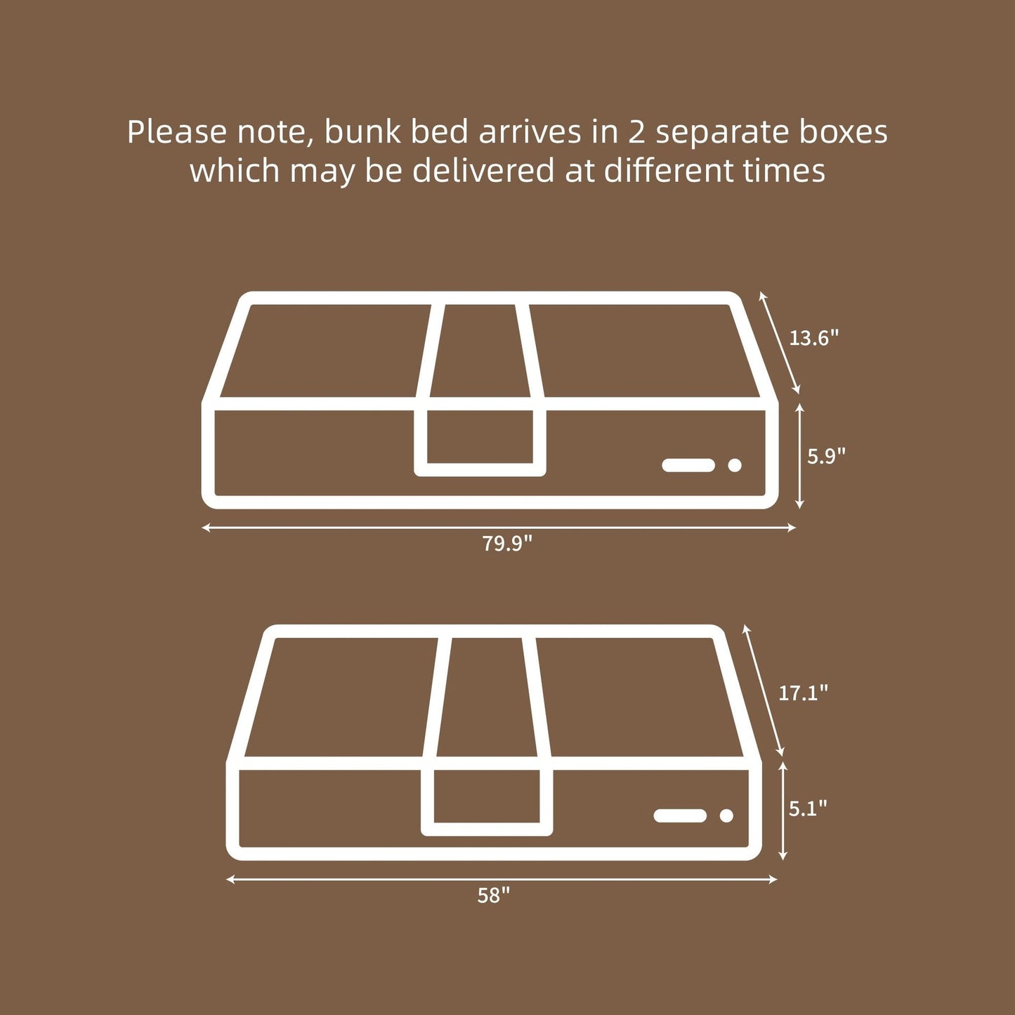 Heavy-Duty Full Over Full Wood Bunk Bed with Thick Posts, High Guardrail, Ladder, Natural | Just Better Bunk Beds