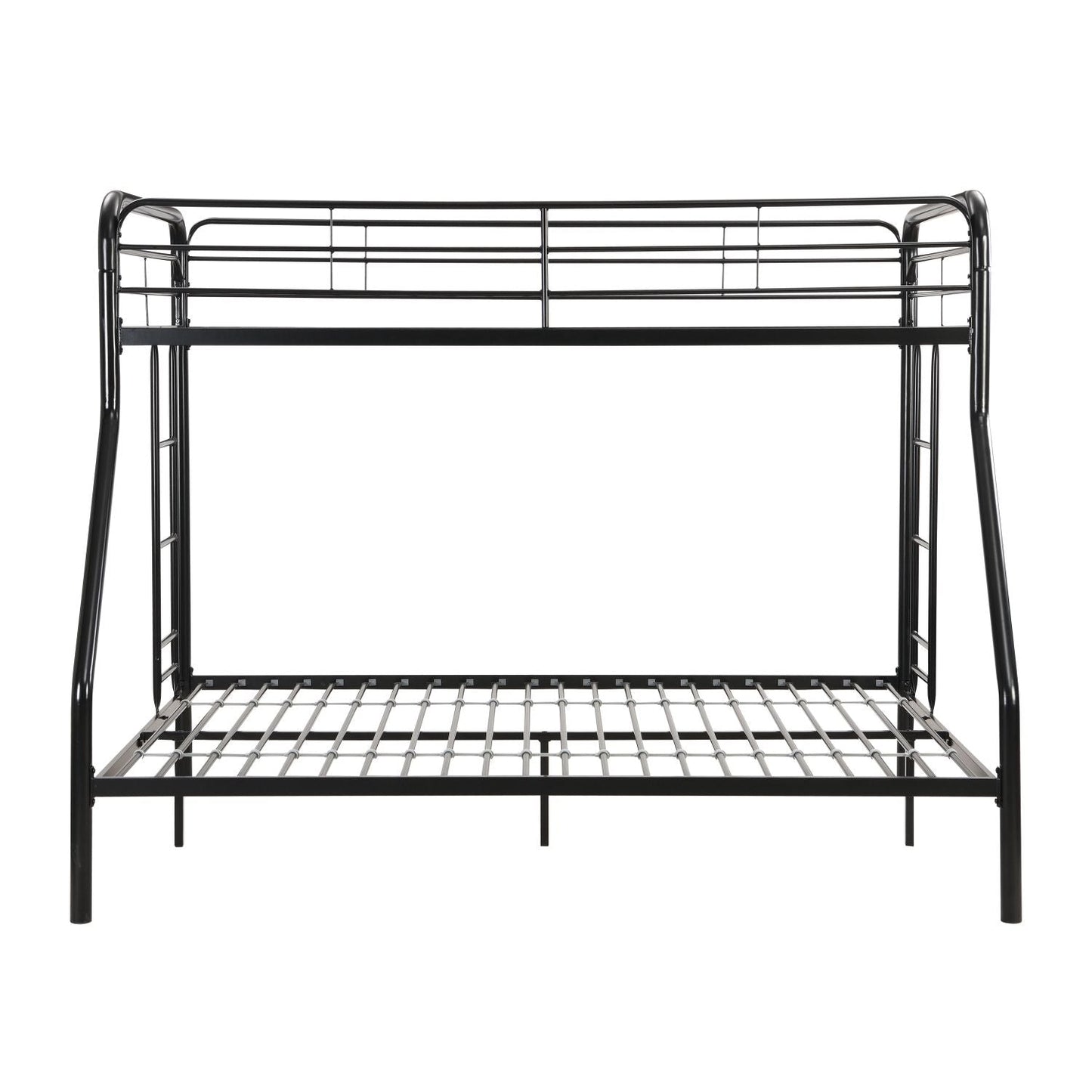 Twin Over FULL Metal Bunk Bed ,  No Box Spring Needed,  Large Under Bed Storage,  Easy Assemble