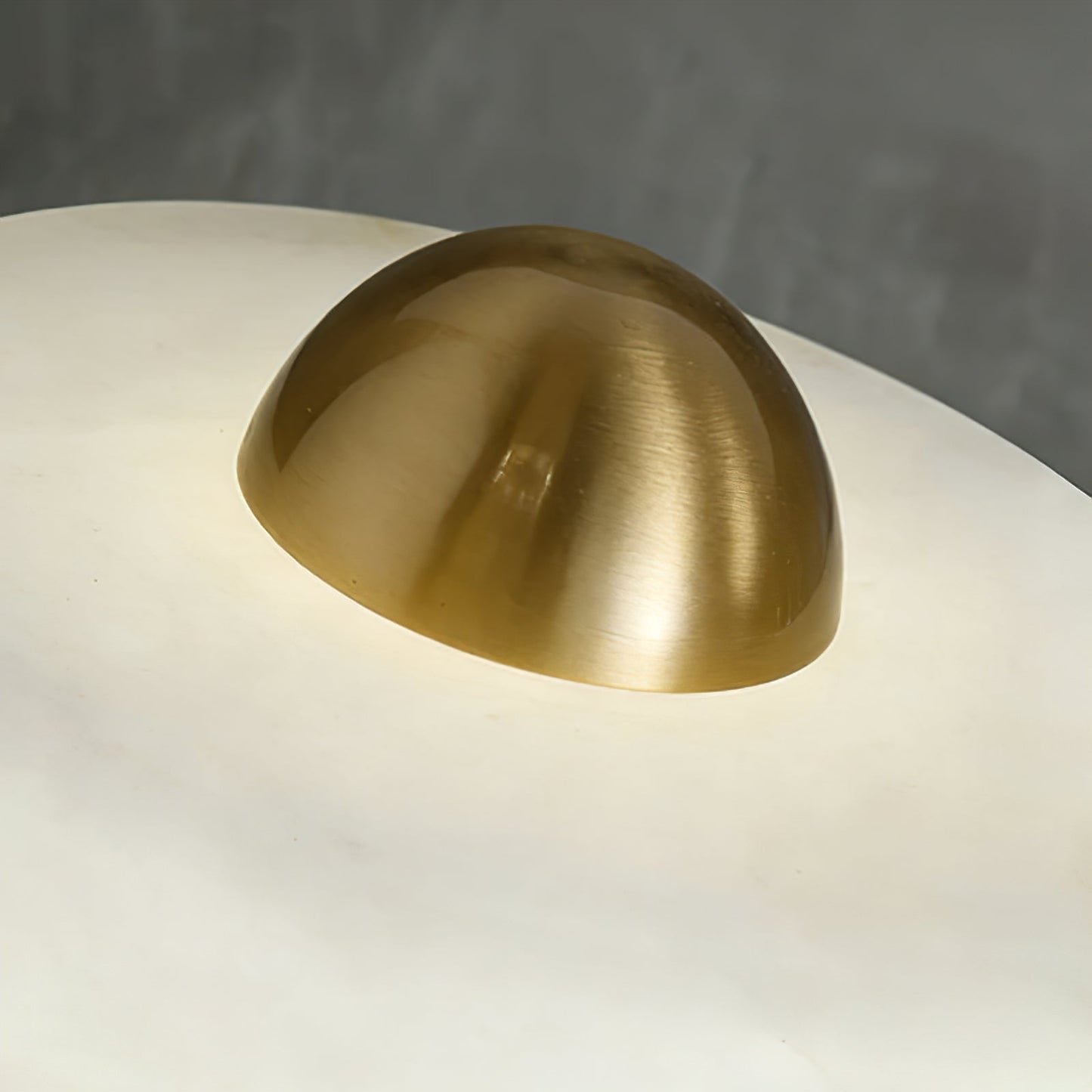Dual Pillar Natural Alabaster Table Lamp