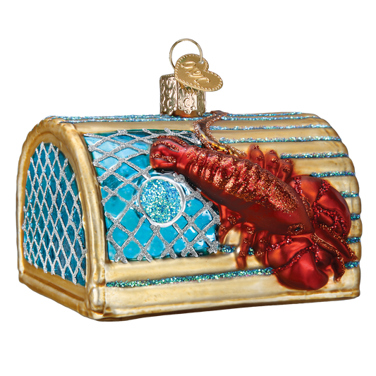 Old World Christmas Lobster Trap Ornament