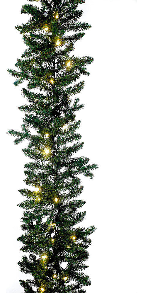 9-Foot Pre-Lit LED Garland - Warm White