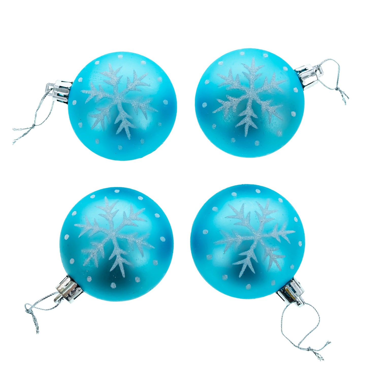 Set of 44 Multicolored Plastic Mini Ball Christmas Ornaments
