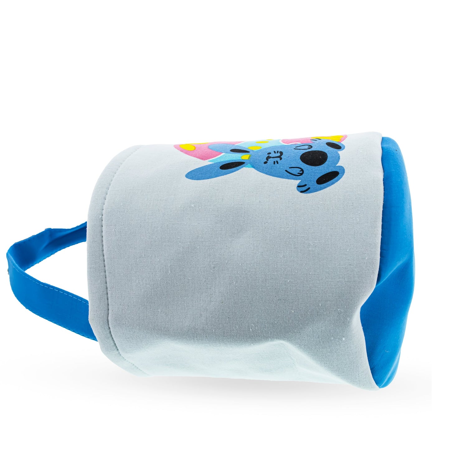 Set of 2 Easter Bunny Tote Bags – Soft Fabric Egg Hunt Baskets for Kids 9.5 Inches Tall