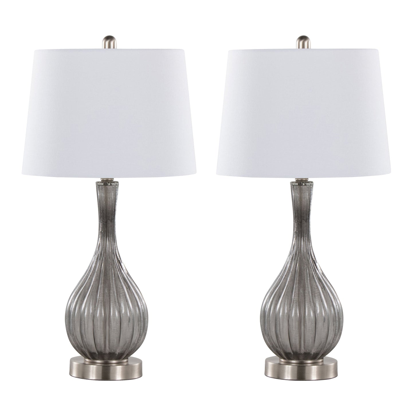 Jenny 27" Contemporary Glass Table Lamp