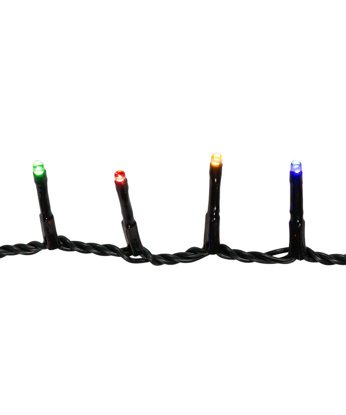 1200-Light Multicolored LED Rice Light Set - 98 Feet