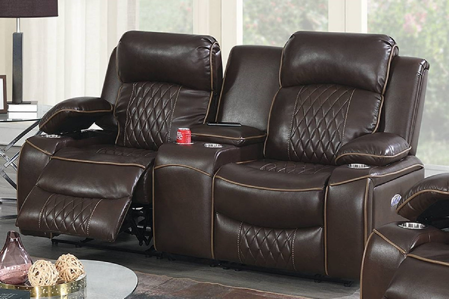 Contemporary Style 3pc Living Room Set