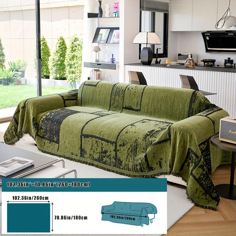 Luxury Pet Cover for Leather Sofa, Non-Slip & Machine Washable