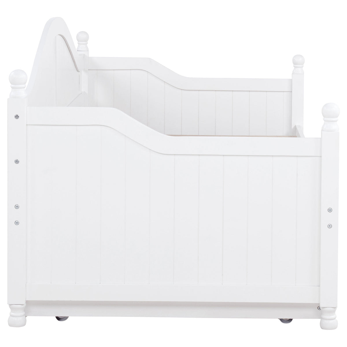 White Twin Daybed with Trundle