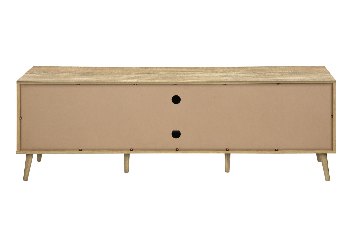 Tv Stand, 72 Inch, Console, Media Entertainment Center, Storage Drawers, Storage Cabinet, Walnut Laminate, Mid Century