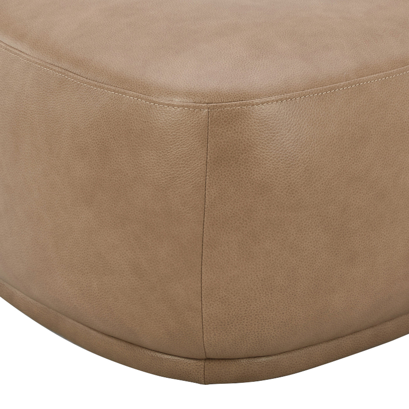 Pebble 44" Rounded Triangle Cocktail Ottoman