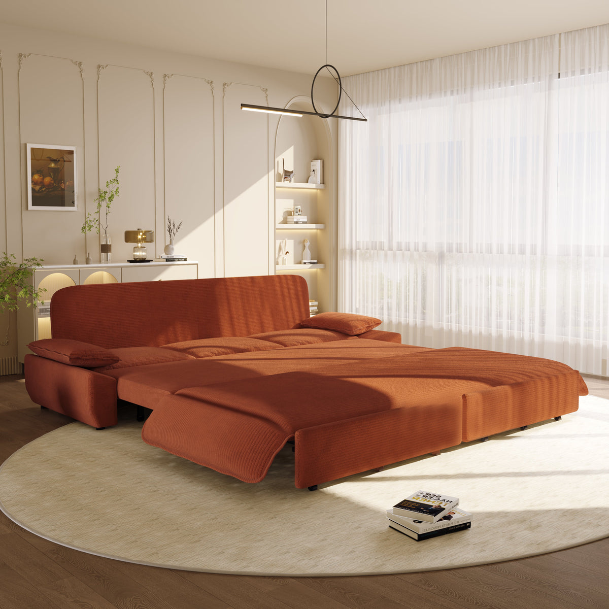 3-in-1 Convertible Sleeper Sofa Bed