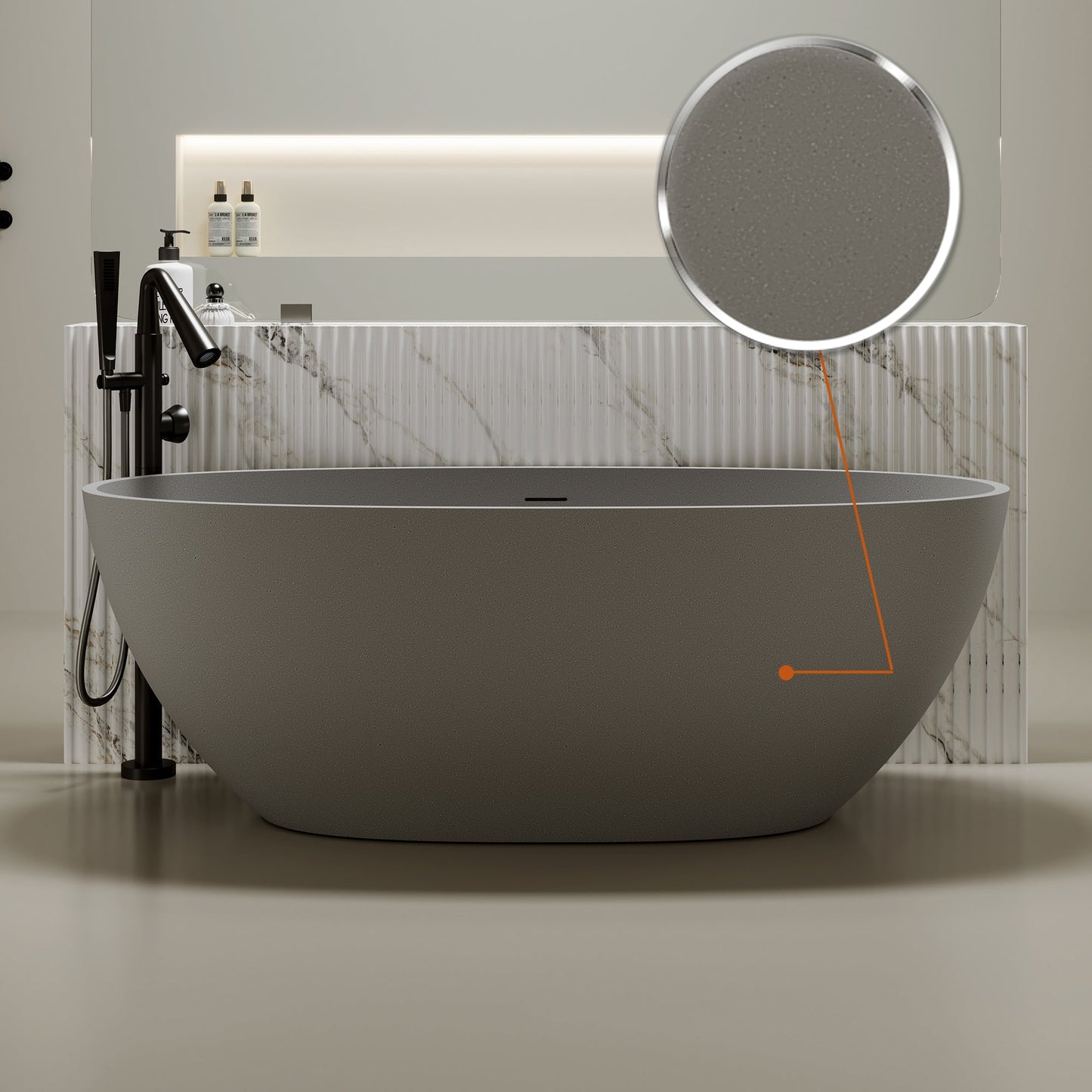 63'' Freestanding Bathtub