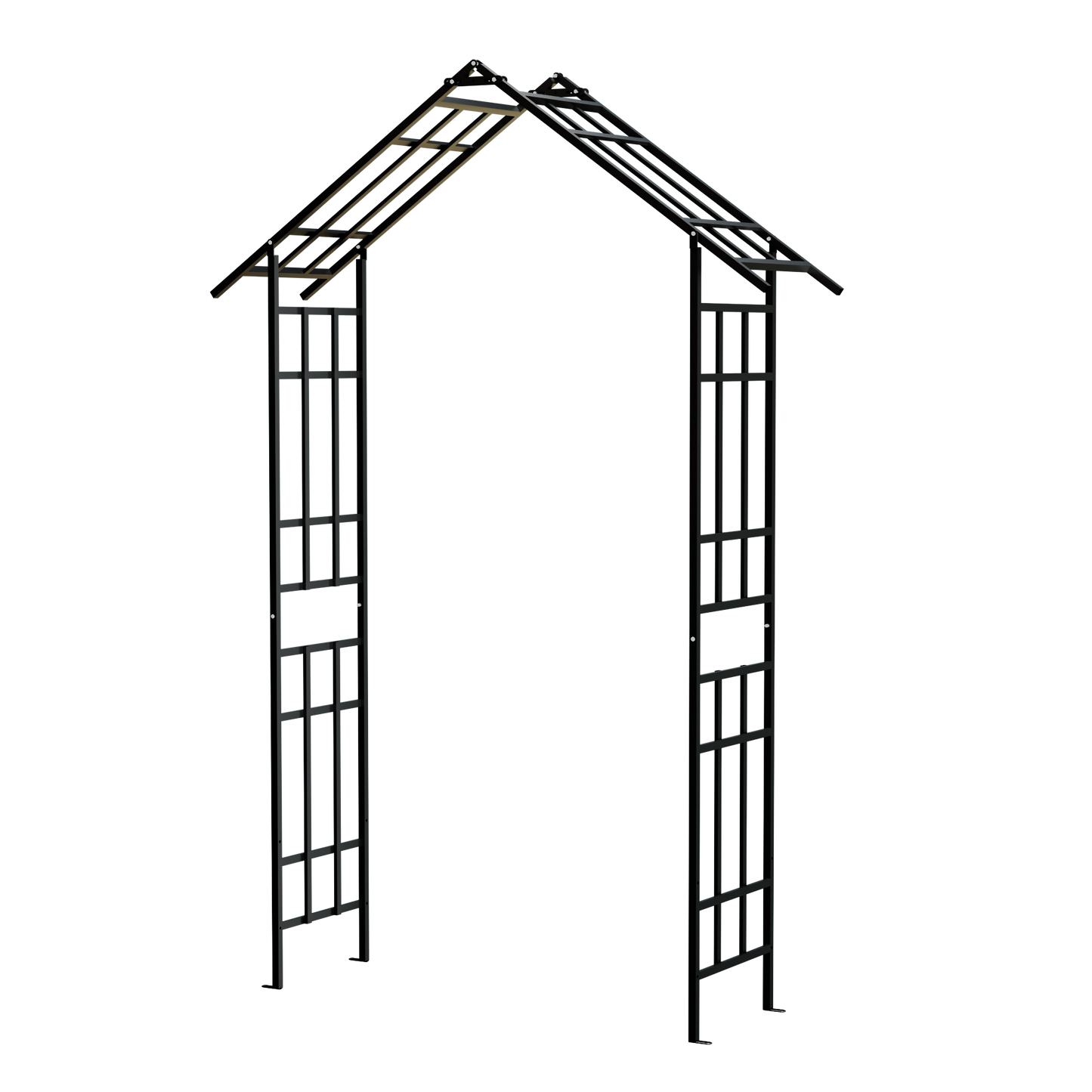 Metal Garden Arch with Adjustable Width