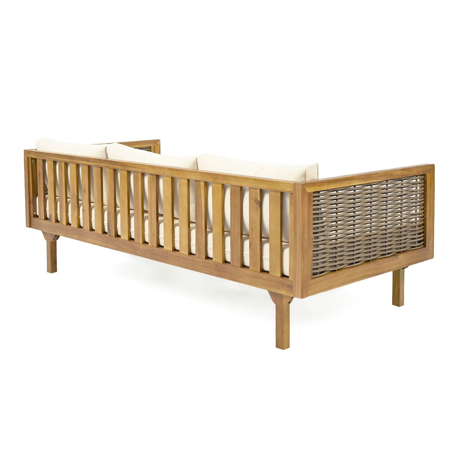 Claremont 3-Seater Daybed and Acacia Wood Patio Table Set