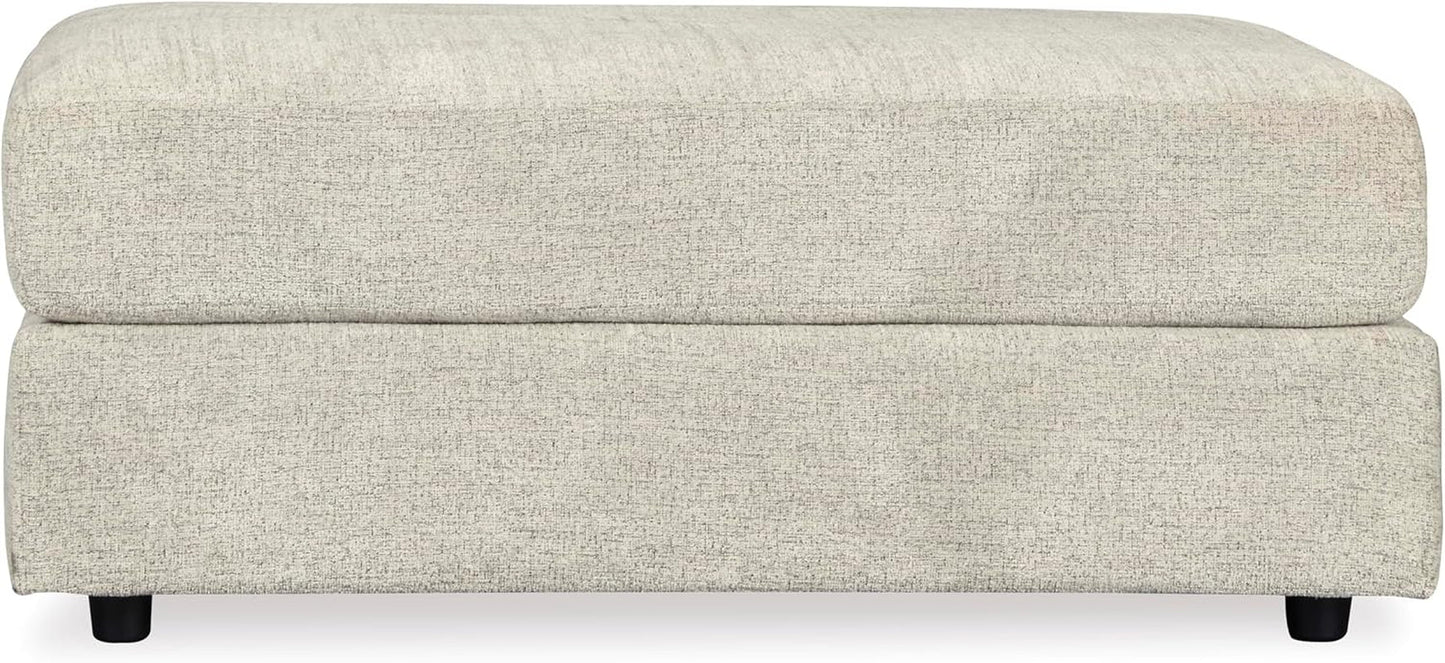 Soletren Oversized Ottoman Off White Modern Furniture