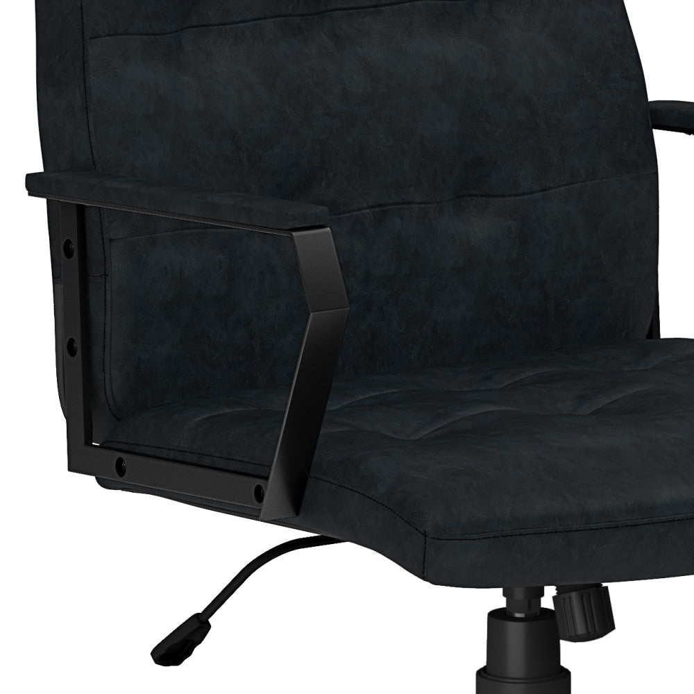 Foley Swivel Office Chair - Distressed