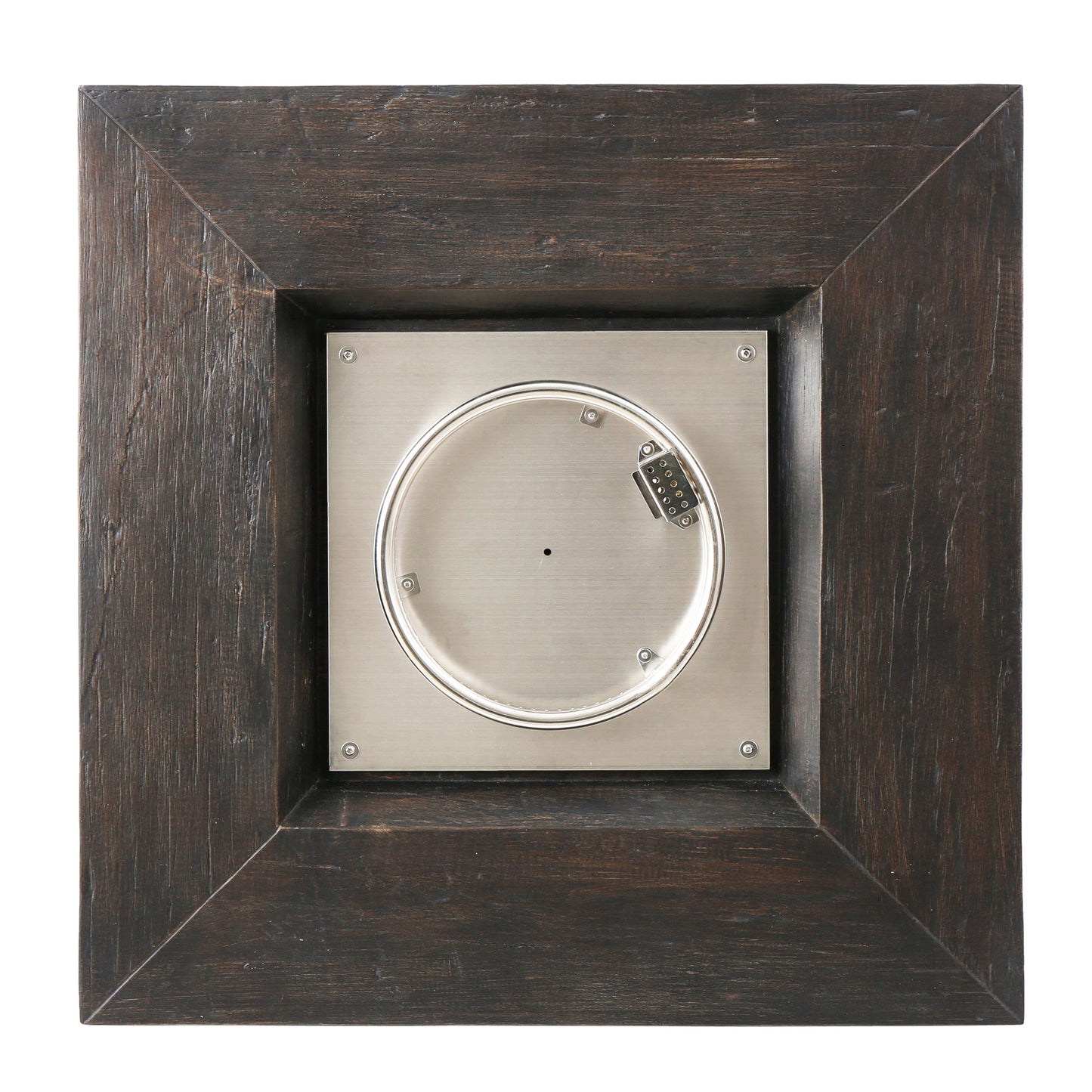 Anchorage 32'' Wood Square MGO Fire Pit Brown - 40,000 BTU