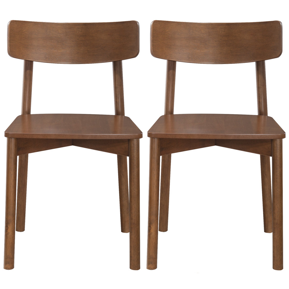 Walnut Dining Chair Set of 2