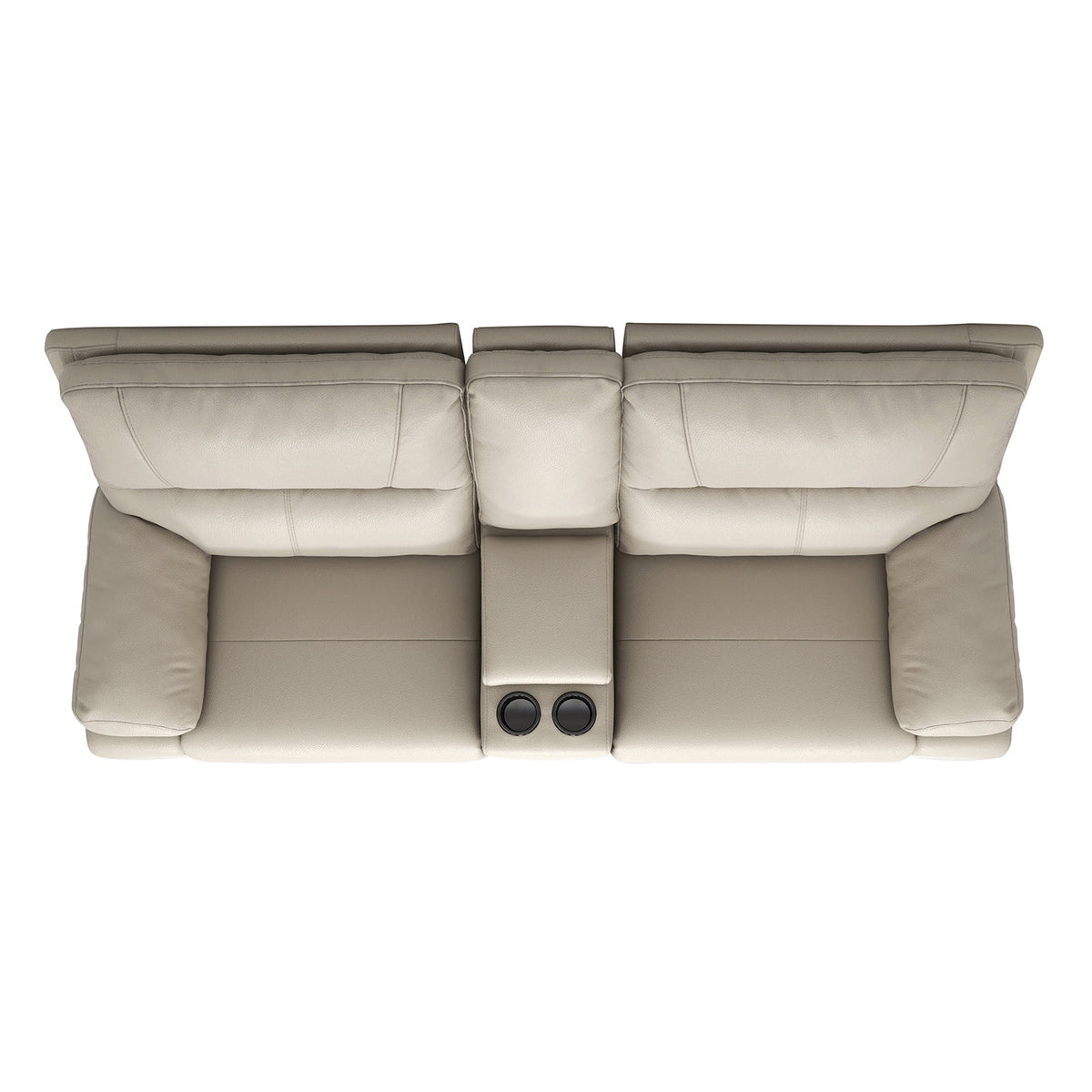 Malibu 79" Modern Power Motion 3-Piece Reclining Loveseat Sofa with Cup Holders