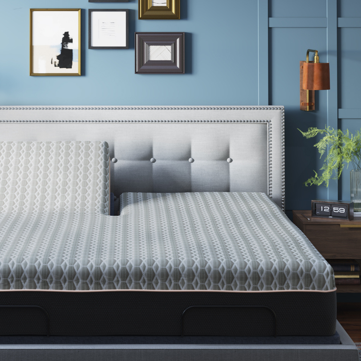 Copper Lux Hybrid 12" Split Top King Mattress