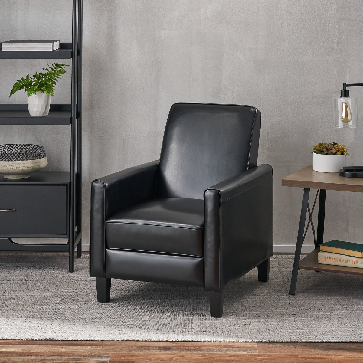 27.5" Push Back Recliner Chair