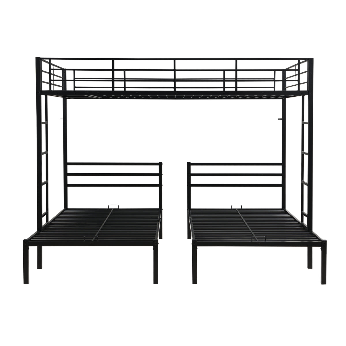 Full Over Twin Over Twin Bunk Bed