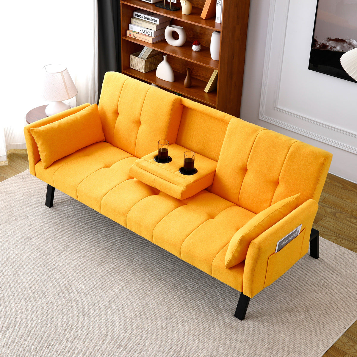 70-Inch Multi-Functional Cotton Sofa