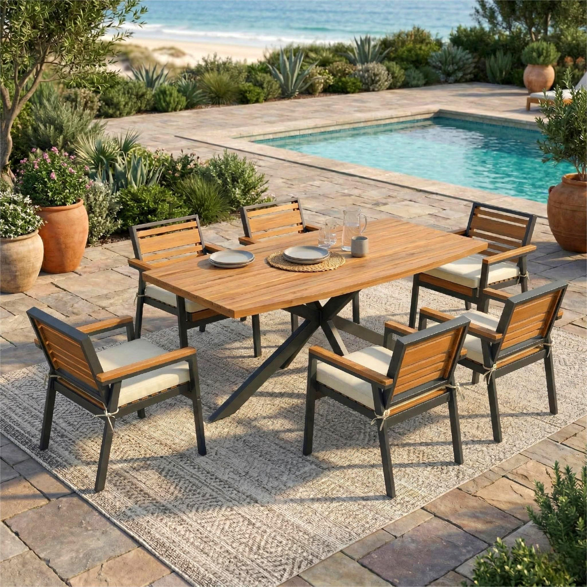 Modern 7-Piece Dining Set