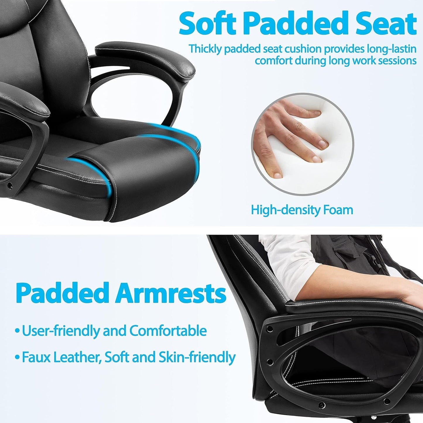 Big And Tall Ergonomic Executive Chair For Office Use