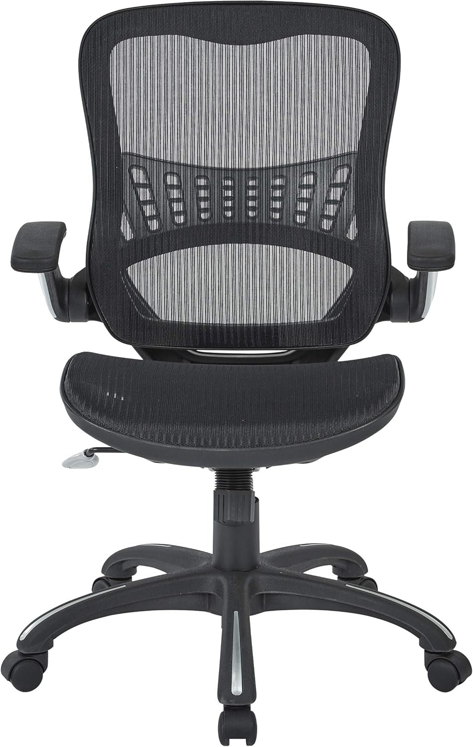 Riley Ventilated Manager's Office Desk Chair With Black Mesh