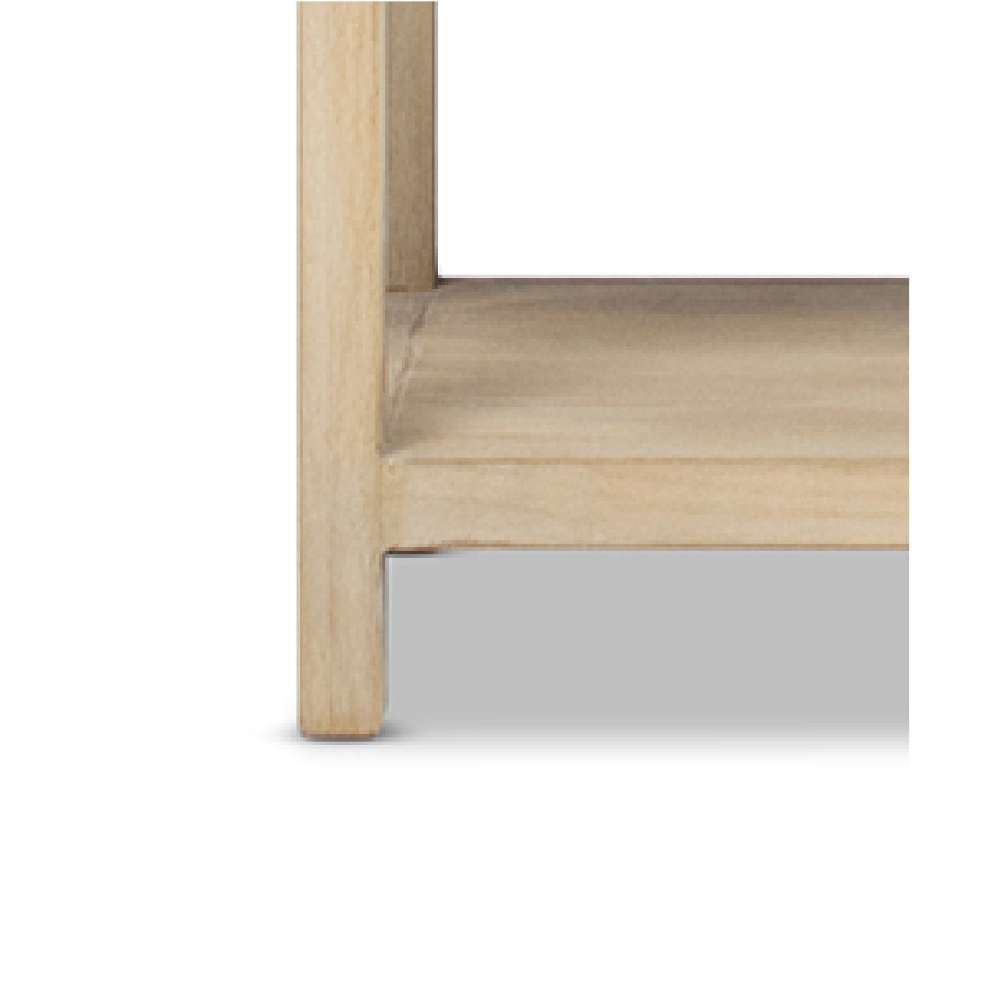 Ellis 71' Reclaimed Wood 5-Shelf Open Frame Bookcase, Light Natural Cerused Reclaimed Pine Wood